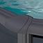Okrúhly oceľový bazén grafitová farba KEA 4.6X1.2M KIT460GF GRE,7