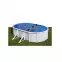 Oceľový bazén oválny biely FIDJI 5x3x1,2M GRE,4