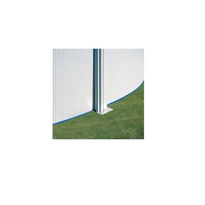 Oceľový bazén oválny biely FIDJI 5x3x1,2M GRE,8
