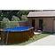 Oceľový bazén oválny drevo 5X3X1.2M PACIFIC KIT500W GRE,5
