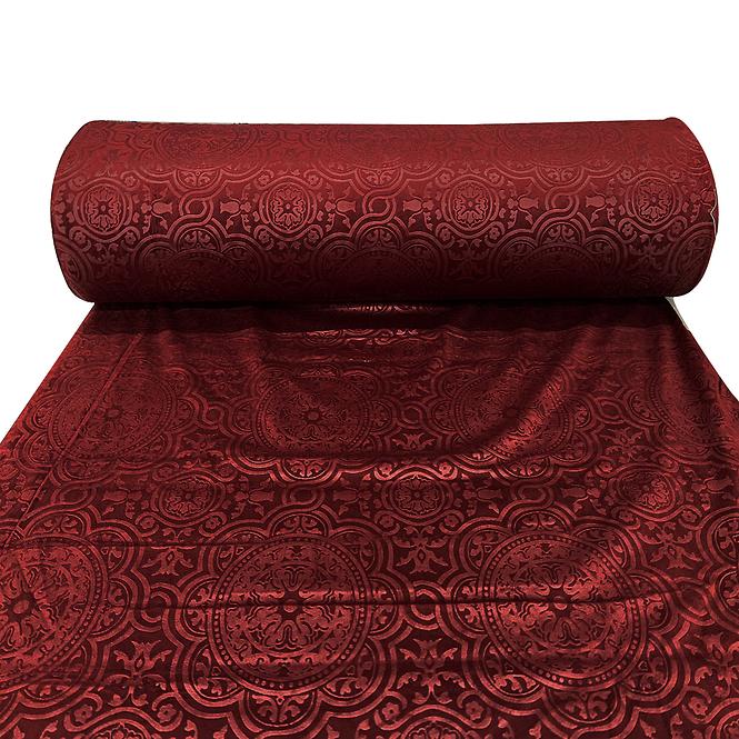 Závesová látka ORIENT VELVET bordó 140 Merkury Home. Tovar na mieru