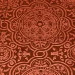 Závesová látka ORIENT VELVET oranžová 140 Merkury Home. Tovar na mieru