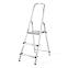 Hliníkový rebrík jednostranný  3-stupňový 125 kg,2