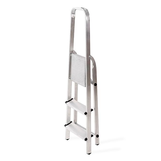 Hliníkový rebrík jednostranný  3-stupňový 125 kg