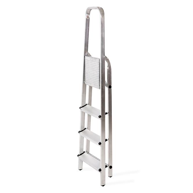 Hliníkový rebrík jednostranný  4-stupňový 125 kg