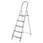 Hliníkový rebrík jednostranný  5-stupňový 125 kg,2