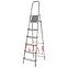 Hliníkový rebrík jednostranný  6-stupňový 125 kg,3