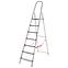 Hliníkový rebrík jednostranný  7-stupňový 125 kg,2