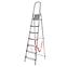Hliníkový rebrík jednostranný  7-stupňový 125 kg,3