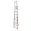 Hliníkový rebrík jednostranný  8-stupňový 125 kg,4