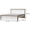 Posteľ 160 Tara kr160-ta white/pacific walnut,2