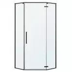 Sprchový kút päťuholníkový Lambda 90x90x195 black