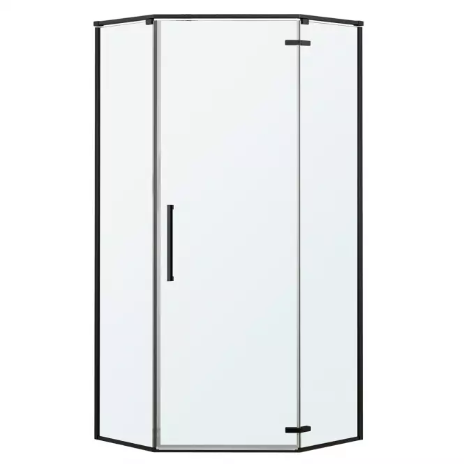 Sprchový kút päťuholníkový Lambda 90x90x195 black