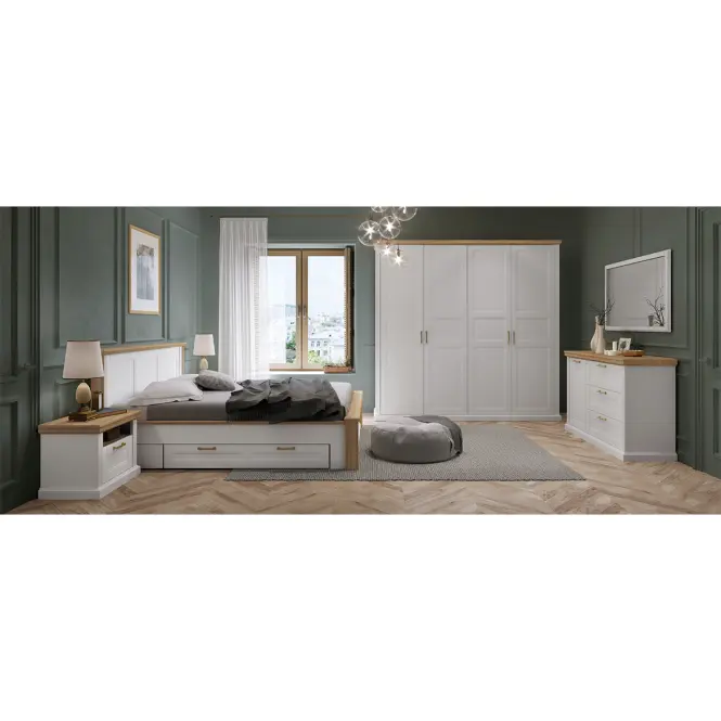 Zásuvka pod posteľ Tara fk/ta white/pacific walnut,5