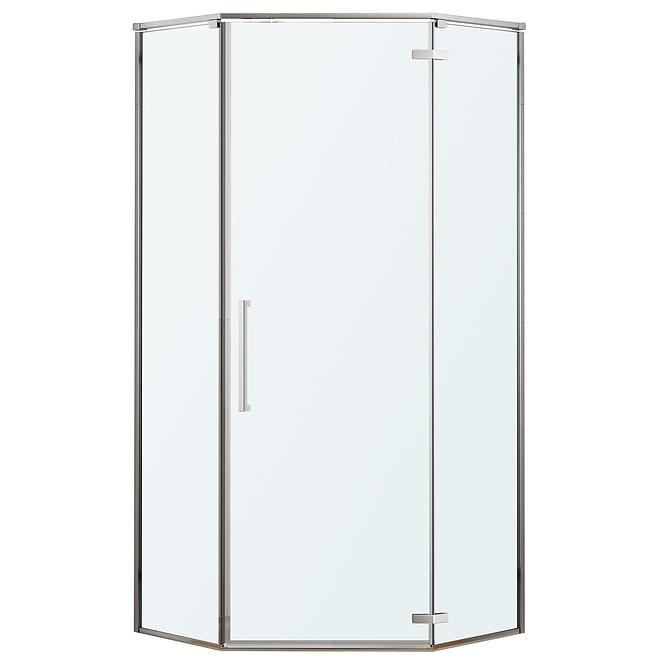 Sprchový kút päťuholníkový Lambda 90x90x195 chróm