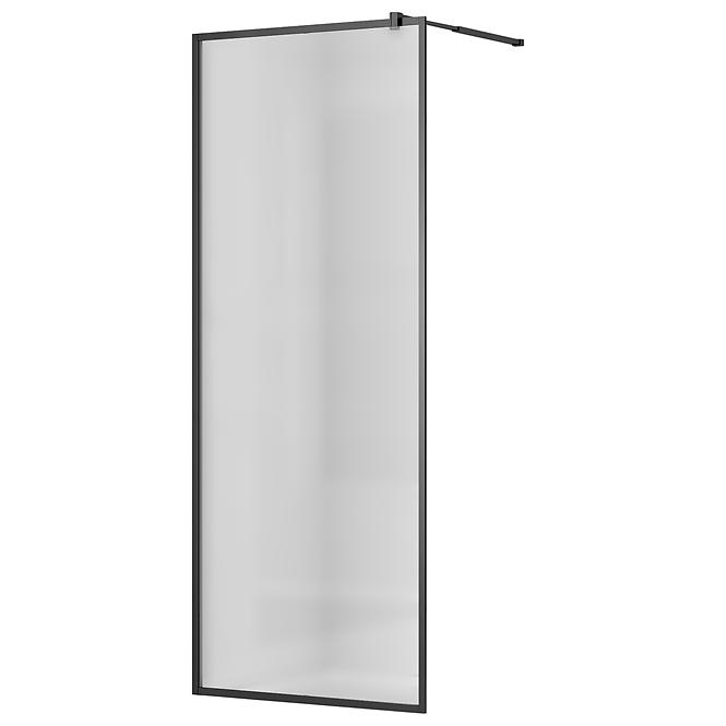 Sprchová stena Walk-in Blur 100x195 black