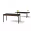 Rozkladací stôl Prestigo P14 160/200x90cm Vojnový orech/San Seb/Čierny mat