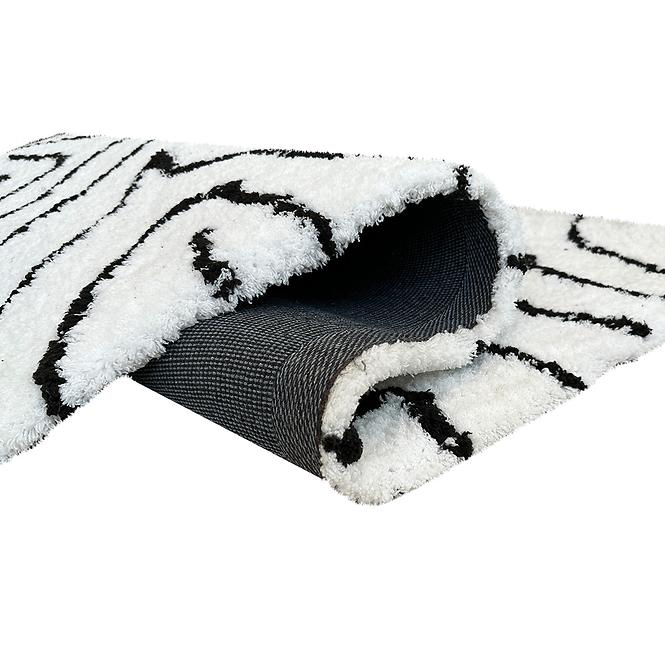 Koberec Shaggy Sonic 1,4/1,9 PSR-13557 biela