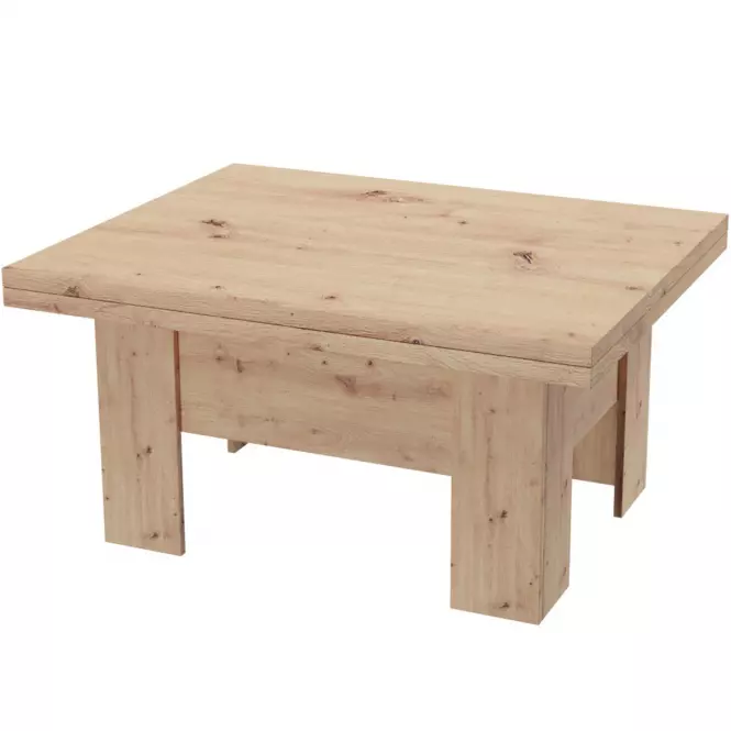 Konferenčný rozkladací, zdvíhací stolík  Eryk dub Artisan,2