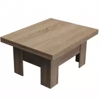 Konferenčný rozkladací, zdvíhací stolík Eryk Dub truflový