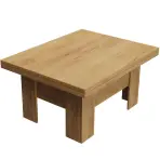 Konferenčný rozkladací, zdvíhací stolík Eryk Kraft zlatý