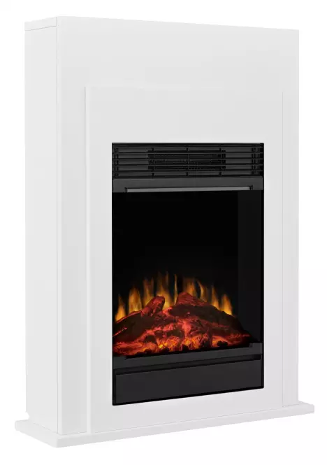 Elektrický krb Bellini biely 1400W,2