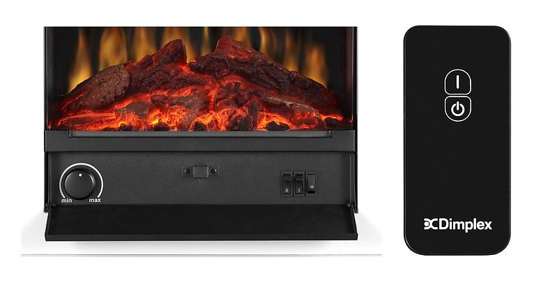Elektrický krb Bellini biely 1400W