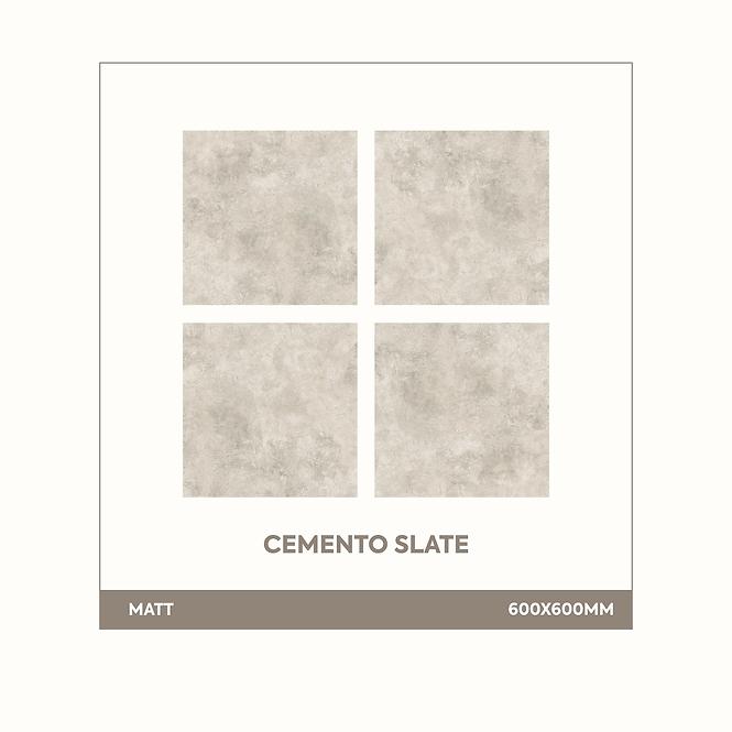 Gresova dlažba Cemento Slate Mat Rekt. 60/60