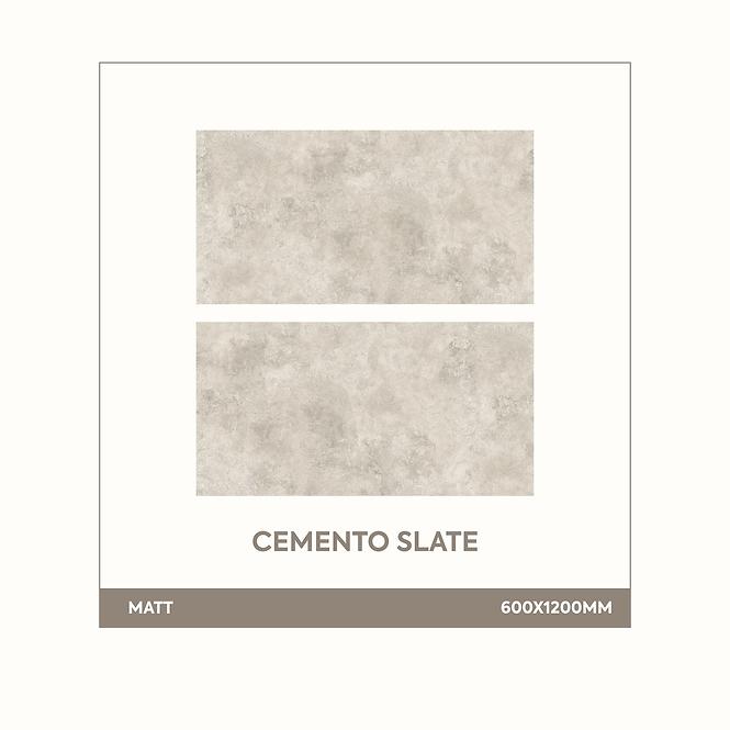 Gresova dlažba Cemento Slate Mat Rekt. 60/60