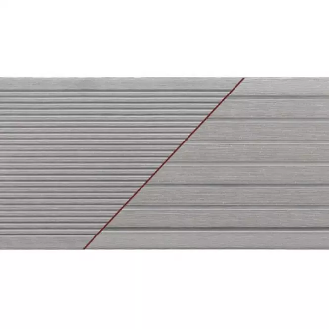 Brúsená kompozitná terasová doska Bergdeck antracit 2400x150x25mm,2