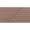 Brúsená kompozitná terasová doska Bergdeck gaštan 2400x150x25mm,2