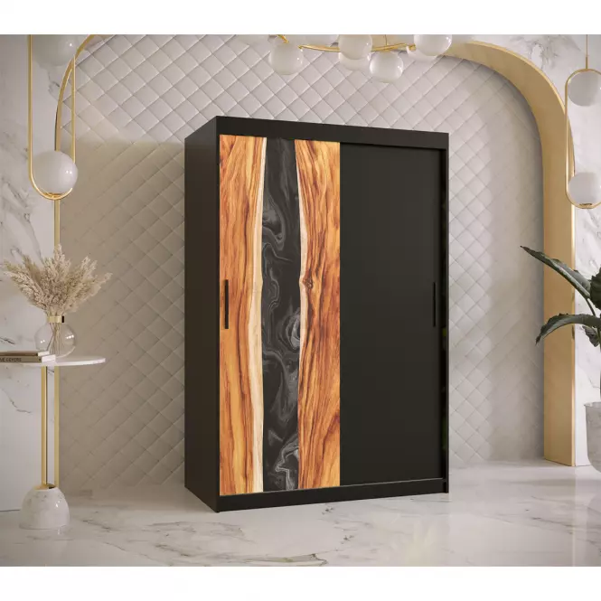 Skriňa Resin 120 čierna /čierna
