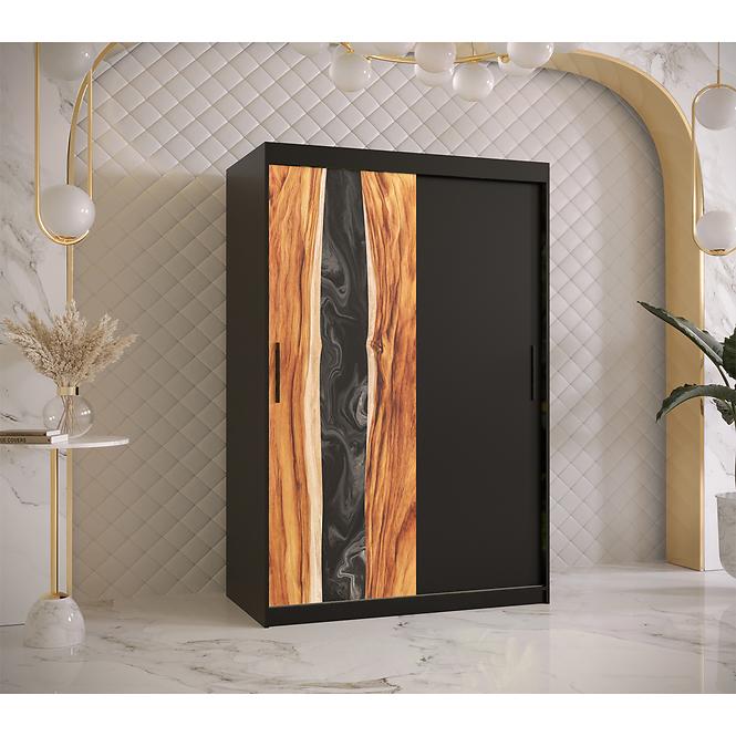 Skriňa Resin 120 čierna /čierna