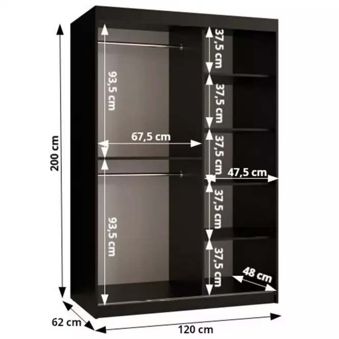 Skriňa Resin 120 biely /čierna