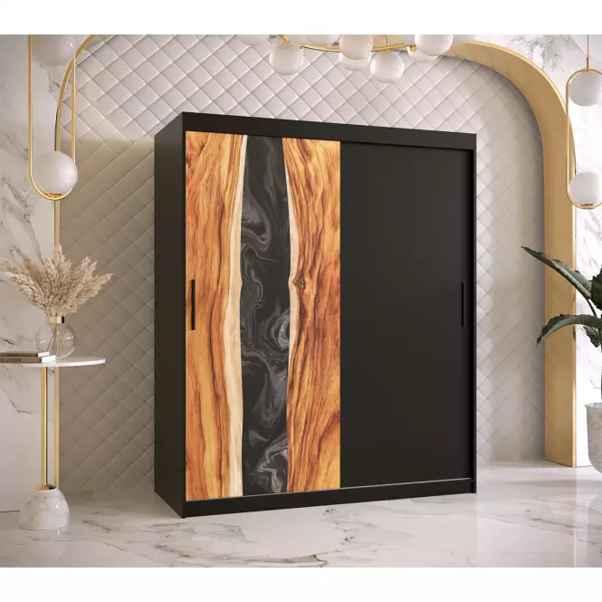 Skriňa Resin 150 čierna /čierna