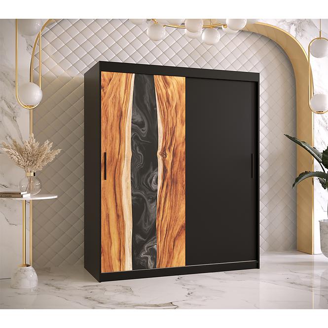 Skriňa Resin 150 čierna /čierna