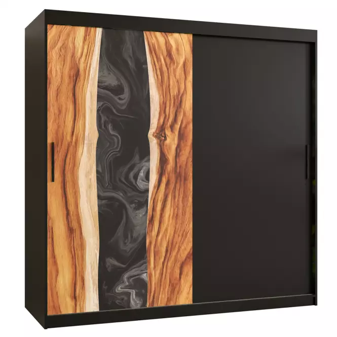 Skriňa Resin 180 čierna /čierna