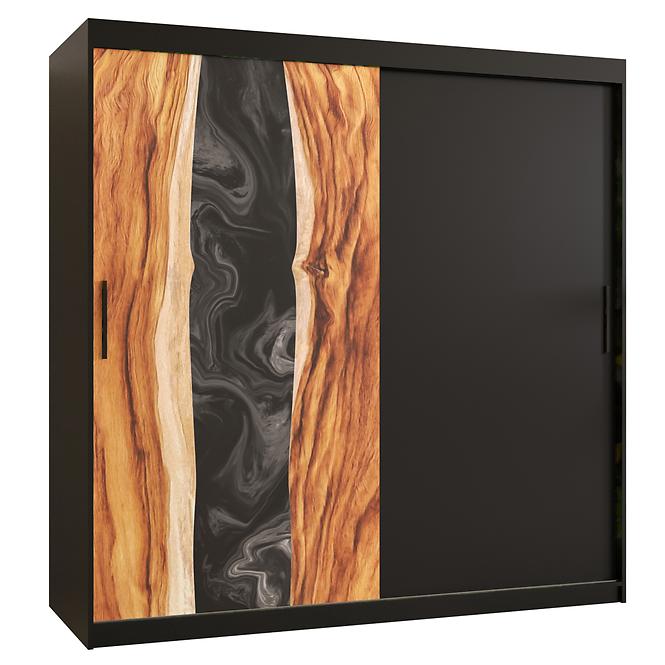 Skriňa Resin 180 čierna /čierna