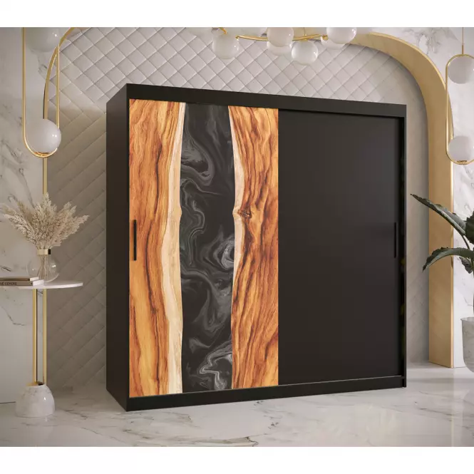 Skriňa Resin 180 čierna /čierna