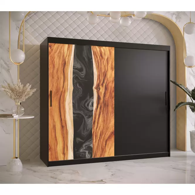 Skriňa Resin 200 čierna /čierna