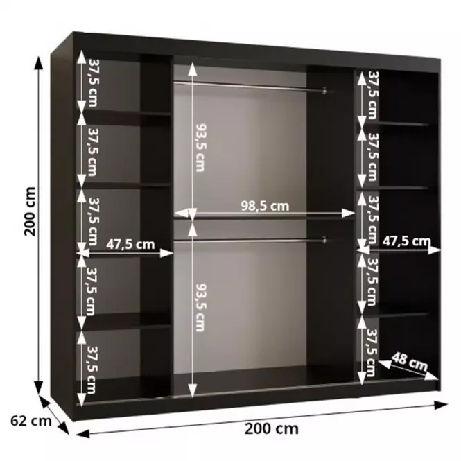Skriňa Resin 200 biely /čierna