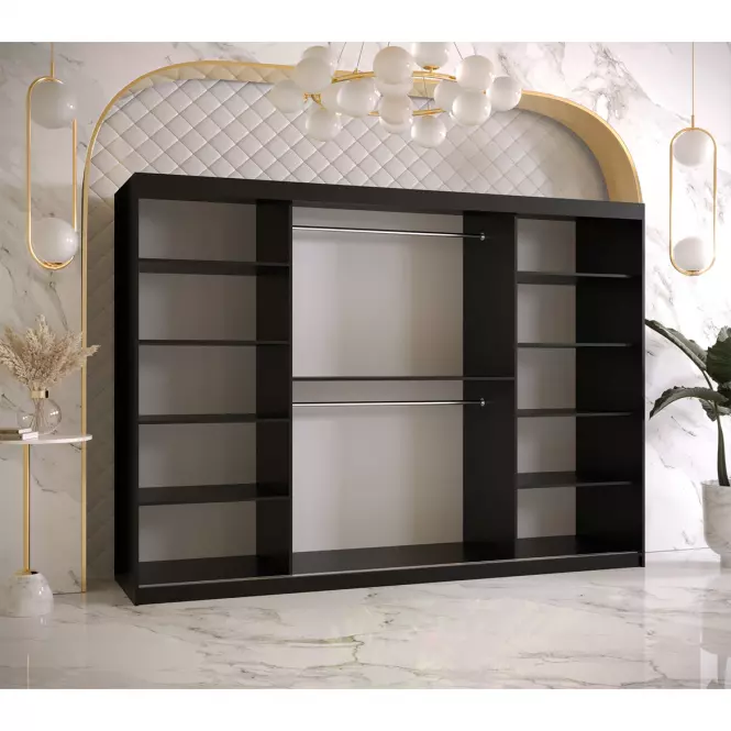 Skriňa Resin 250 čierna /čierna