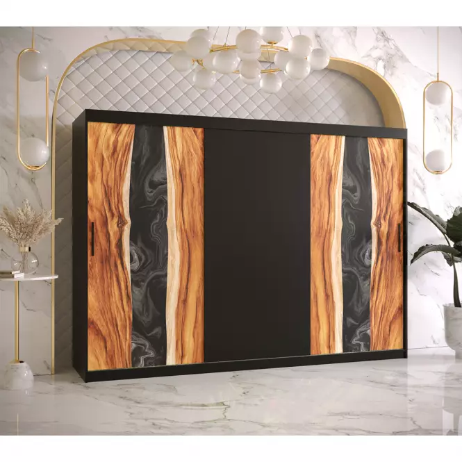 Skriňa Resin 250 čierna /čierna