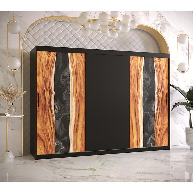 Skriňa Resin 250 čierna /čierna