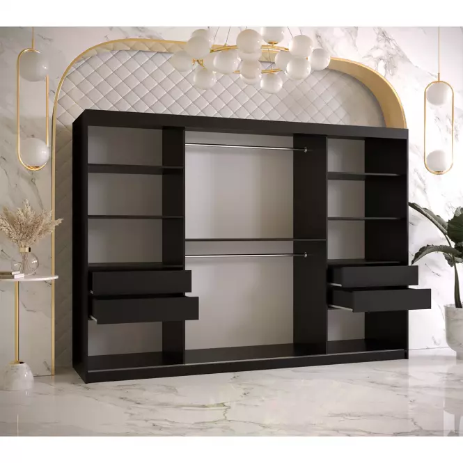 Skriňa Resin 250 čierna /čierna