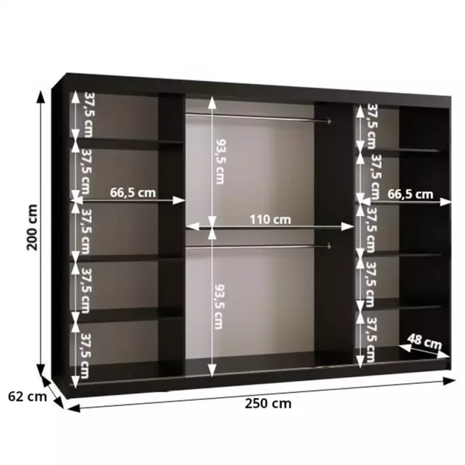 Skriňa Resin 250 biely /čierna