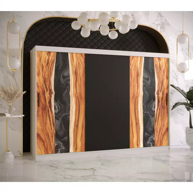 Skriňa Resin 250 biely /čierna