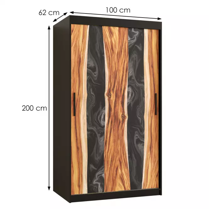 Skriňa Resin I 100 čierna