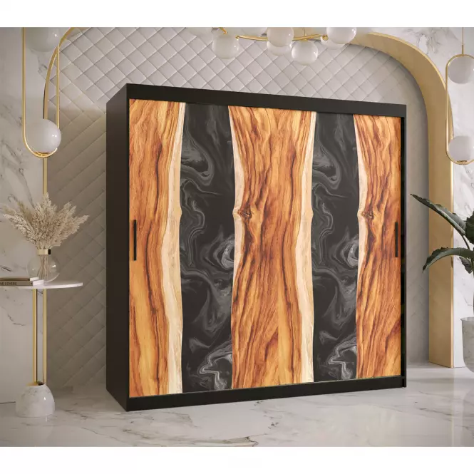 Skriňa Resin I 180 čierna