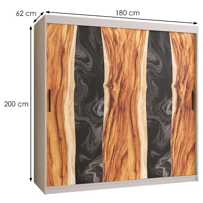 Skriňa Resin I 180 biela